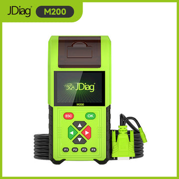 JDiag M200 Motorcycle obd 2 scanner, Motorcycle system diagnostic & battery tester, WiFi 2.4GHz, Injector Test/Clean/Signal Detection, Relay Test